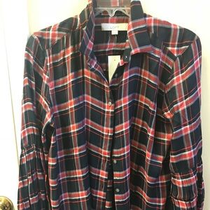 Loft plaid shirt
